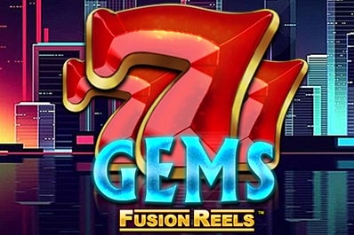 777 Gems Fusion Reels Game Logo
