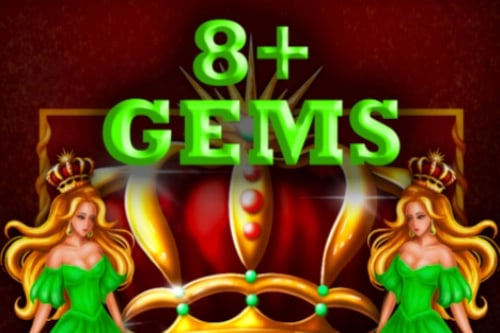 8+ Gems Game Logo