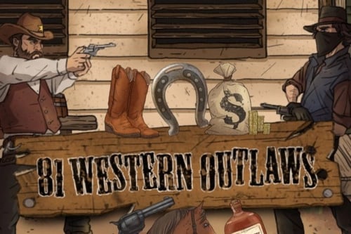 81 Western Outlaws Game Logo