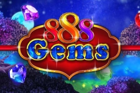 888 Gems 3x3 Game Logo