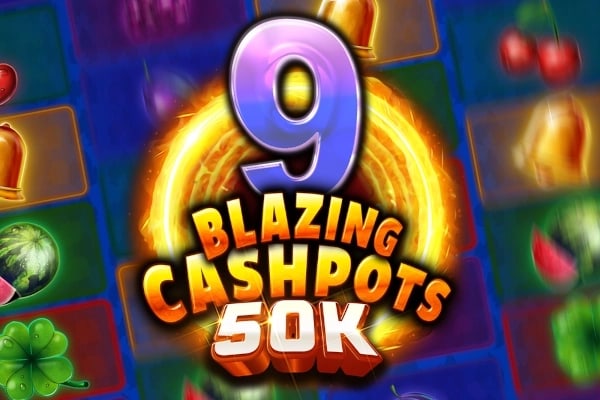9 Blazing Cashpots 50k Game Logo