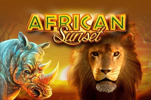African Sunset Game Logo