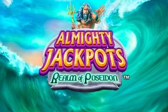Almighty Jackpots: Realm of Poseidon Game Logo