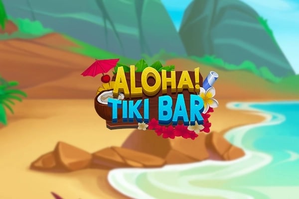 Aloha Tiki Bar Game Logo