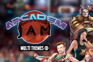 Arcadem Jam Multi Themes Game Logo