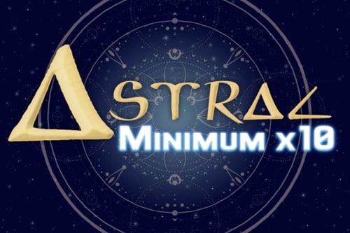 Astral Minimum x10 Game Logo