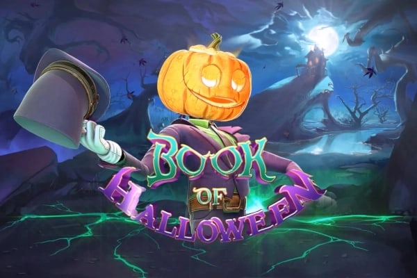 Book of Fruits Halloween Game Logo