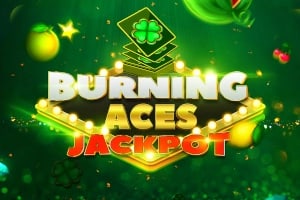 Burning Aces Jackpot Game Logo