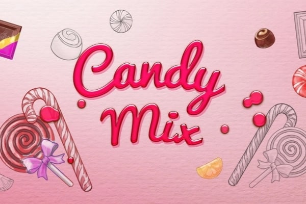 Candy Mix Game Logo