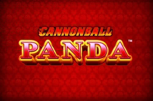 Cannonball Panda Game Logo