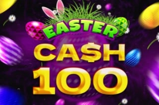 Cash 100 Easter Game Logo