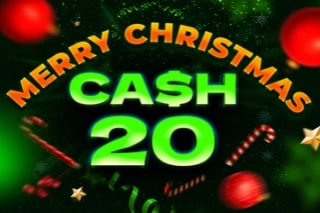 Cash 20 Christmas Game Logo