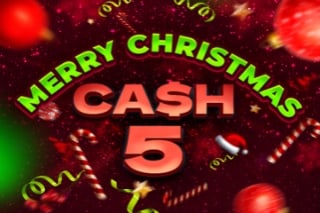Cash 5 Christmas Game Logo
