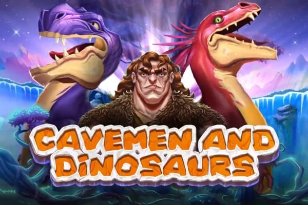 Cavemen and Dinosaurs Game Logo