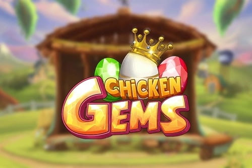 Chicken Gems Game Logo