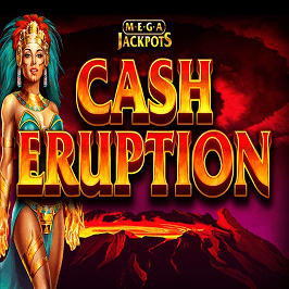 Cash Eruption MegaJackpots Game Logo