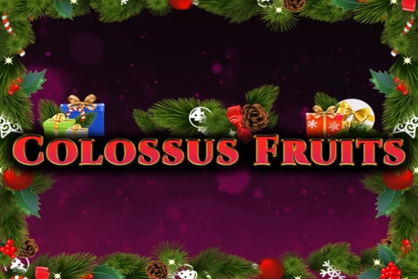 Colossus Fruits - Christmas Edition Game Logo