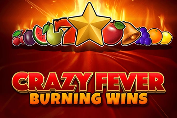 Crazy Fever Burning Wins Game Logo
