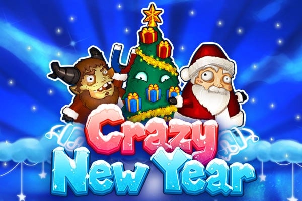 Crazy New Year Game Logo