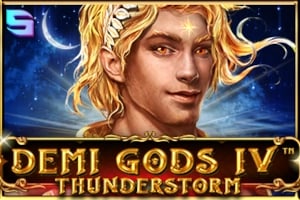 Demi Gods IV Thunderstorm Game Logo