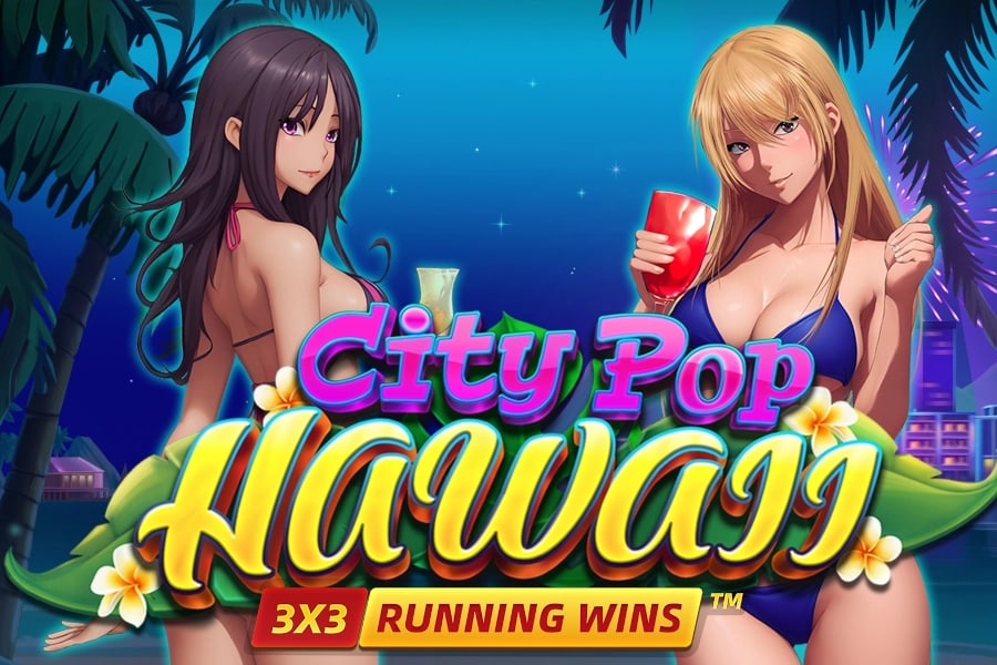 City Pop Hawaii Game Logo