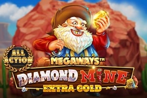 Diamond Mine Extra Gold All Action Game Logo