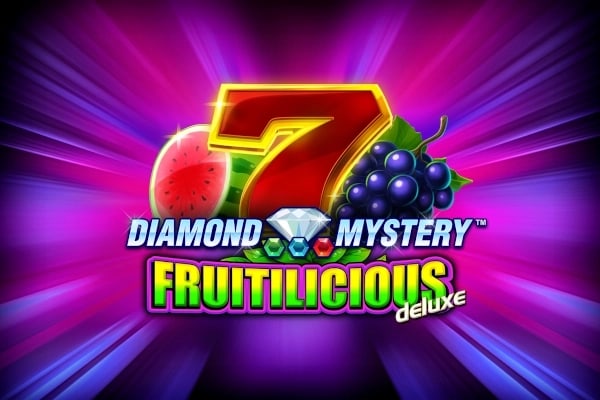 Diamond Mystery Fruitilicious Deluxe Game Logo