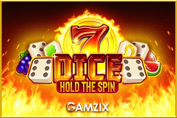 Dice Hold the Spin Game Logo