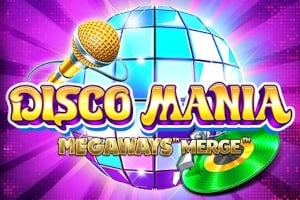 Disco Mania Megaways Merge Game Logo