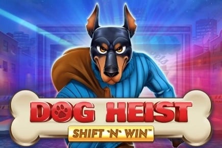Dog Heist Shift 'N' Win Game Logo