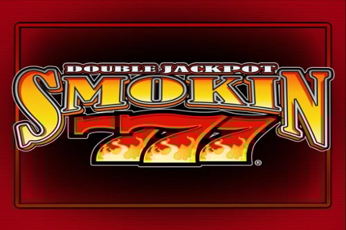 Double Jackpot Smokin 777 Game Logo