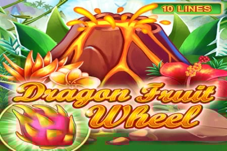 Dragon Fruit Wheel Game Logo