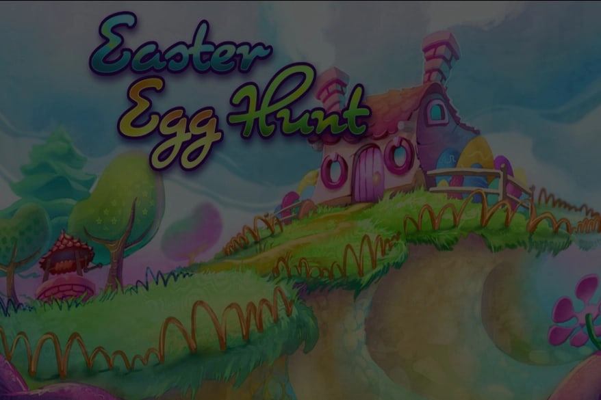 Easter Egg Hunt Game Logo