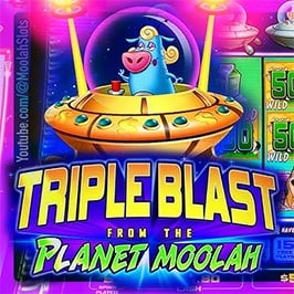 Triple Blast Planet Moolah Game Logo