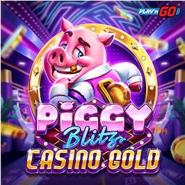Piggy Blitz Casino Gold Game Logo