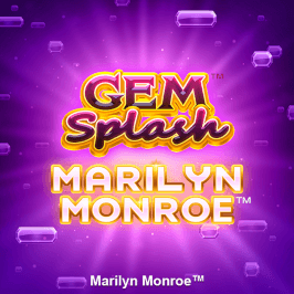 Gem Splash: Marilyn Monroe Game Logo